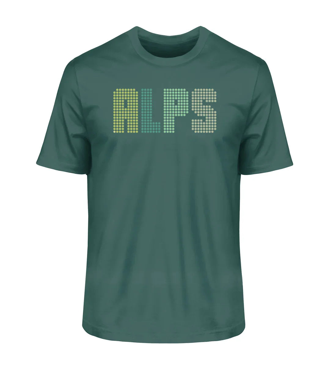 ALPS gepunktet – Unisex Premium Organic T-Shirt Glazed Green