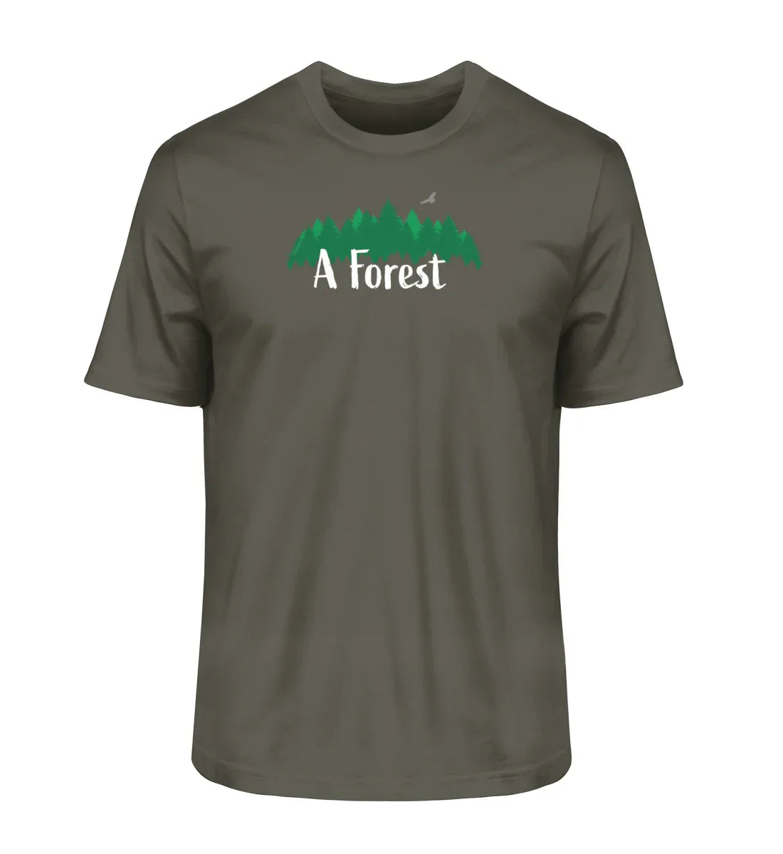 A Forest Unisex Premium Organic Shirt Khaki