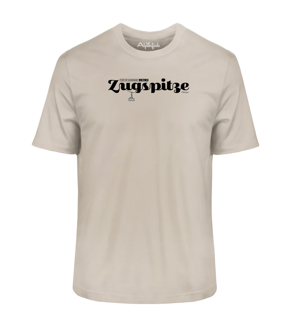 Desert Dust Herren Bio T-Shirt mit Zugspitze Motiv
