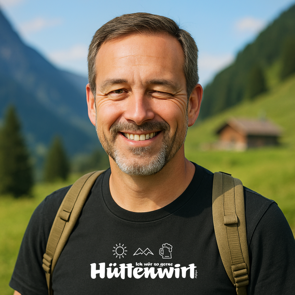 Hüttenwirt - Herren Premium Organic T-Shirt