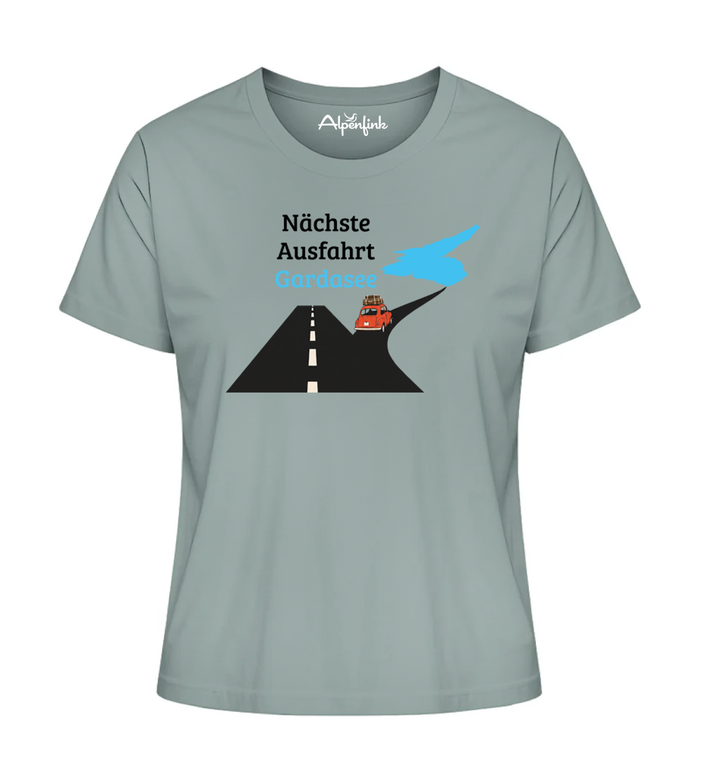 Nächste Ausfahrt Gardasee – Damen Premium Organic Shirt