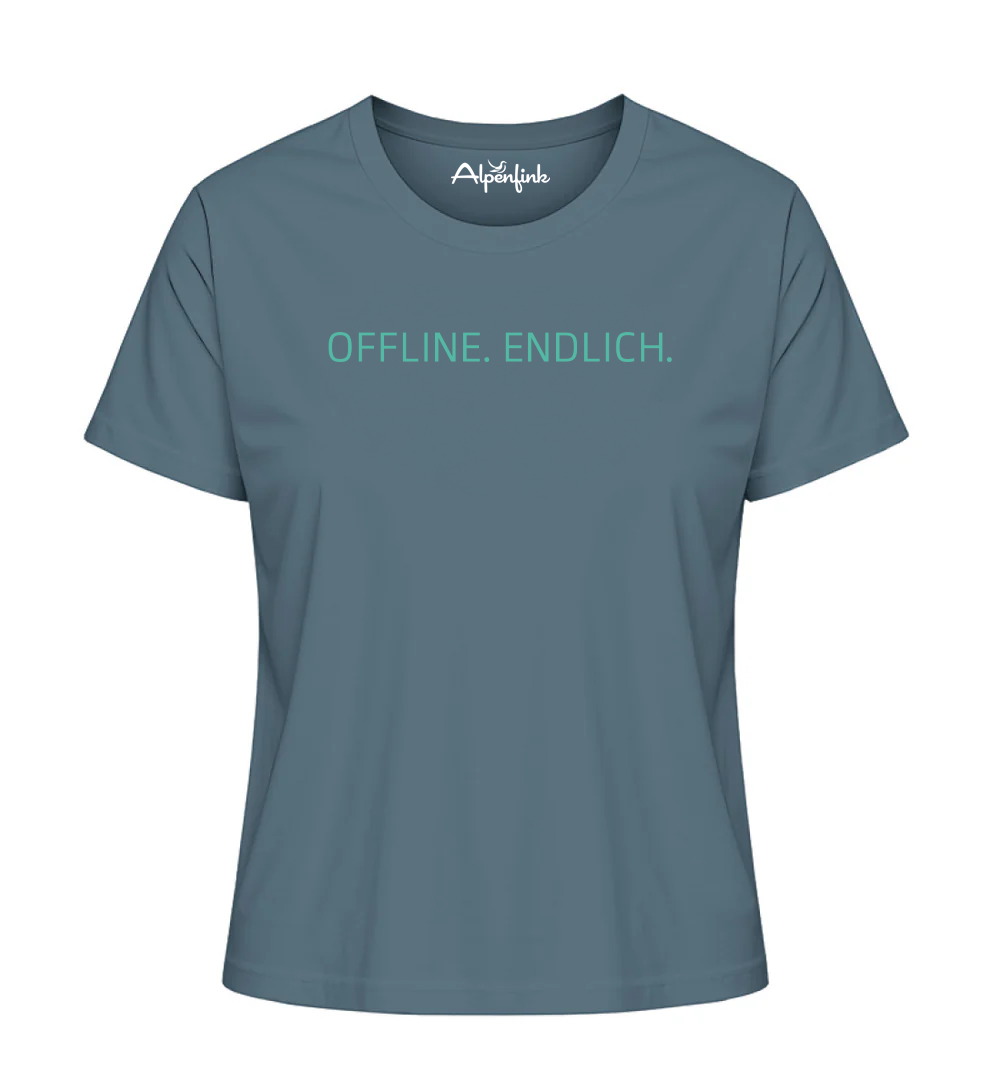 OFFLINE. ENDLICH. – Damen Premium Organic Shirt