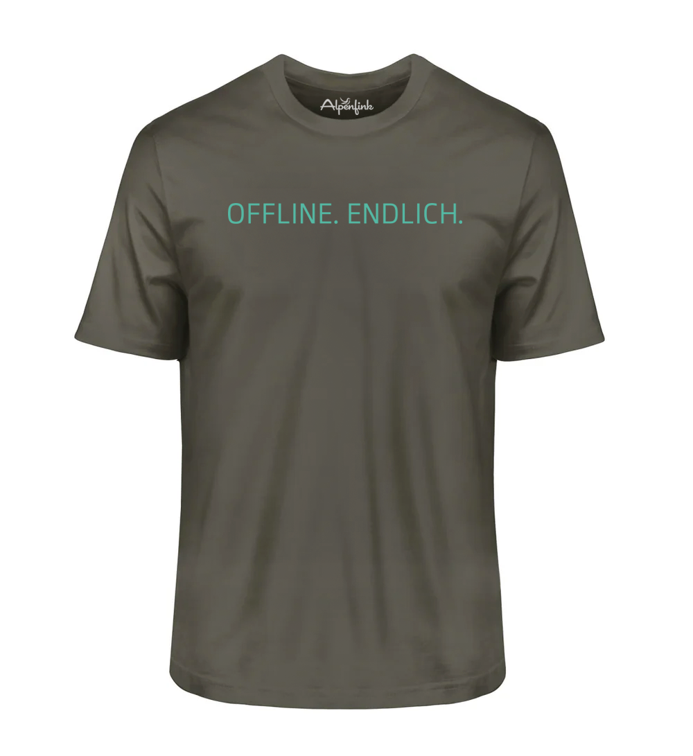 Offline. Endlich. – Herren Premium Organic Shirt