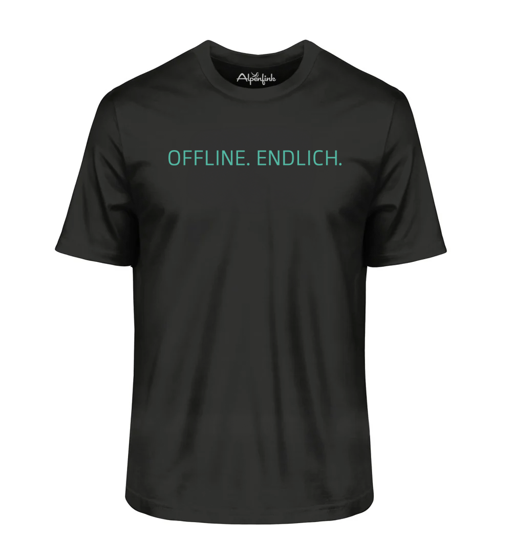 Offline. Endlich. – Herren Premium Organic Shirt