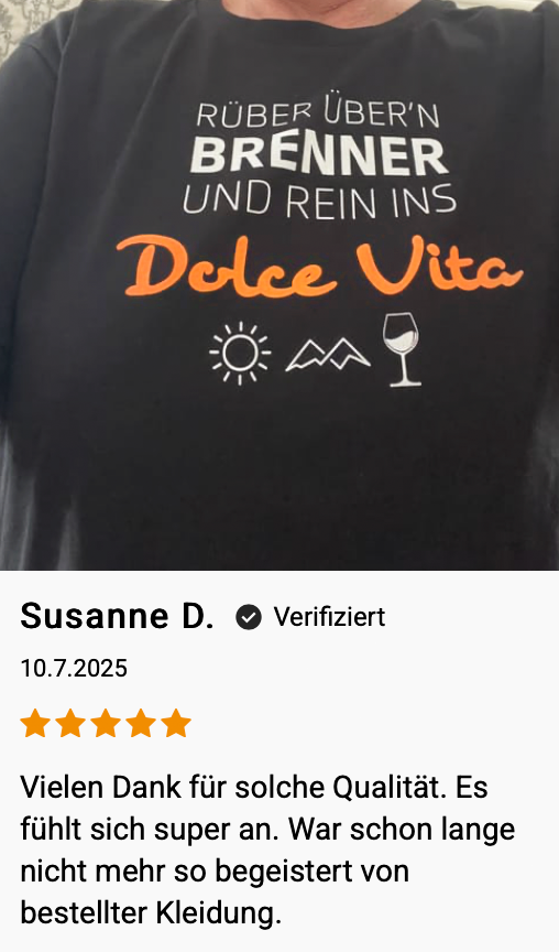 Rein ins Dolce Vita – Unisex Premium Organic Shirt