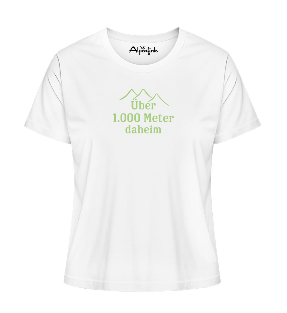 Über 1.000 Meter daheim – Damen Premium Organic Shirt
