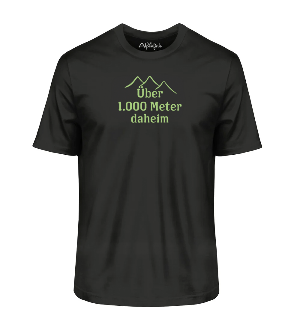 Über 1.000 Meter daheim – Herren Premium Organic Shirt