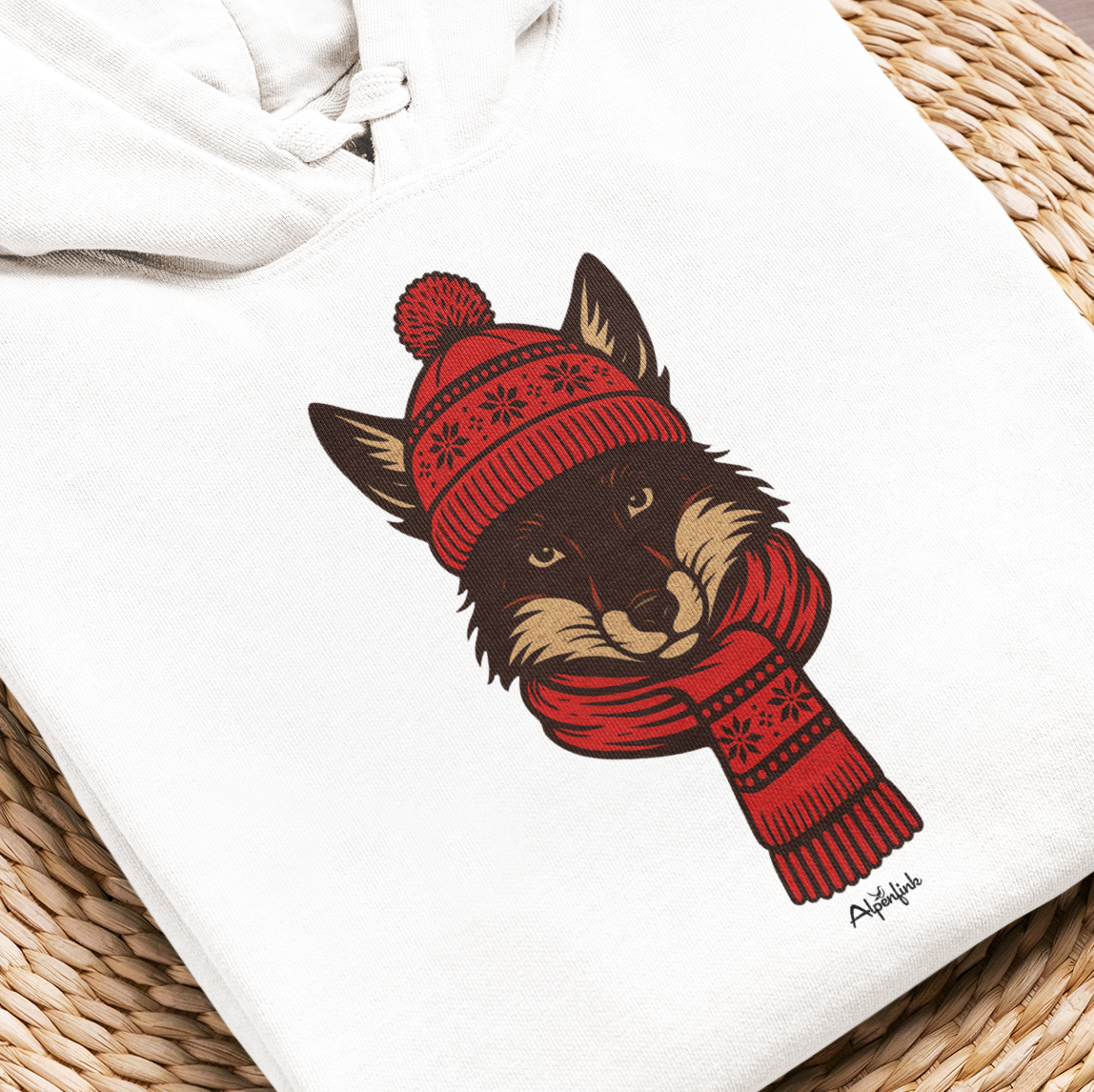 Winterfuchs - Weicher und angenehmer Unisex Organic Hoodie