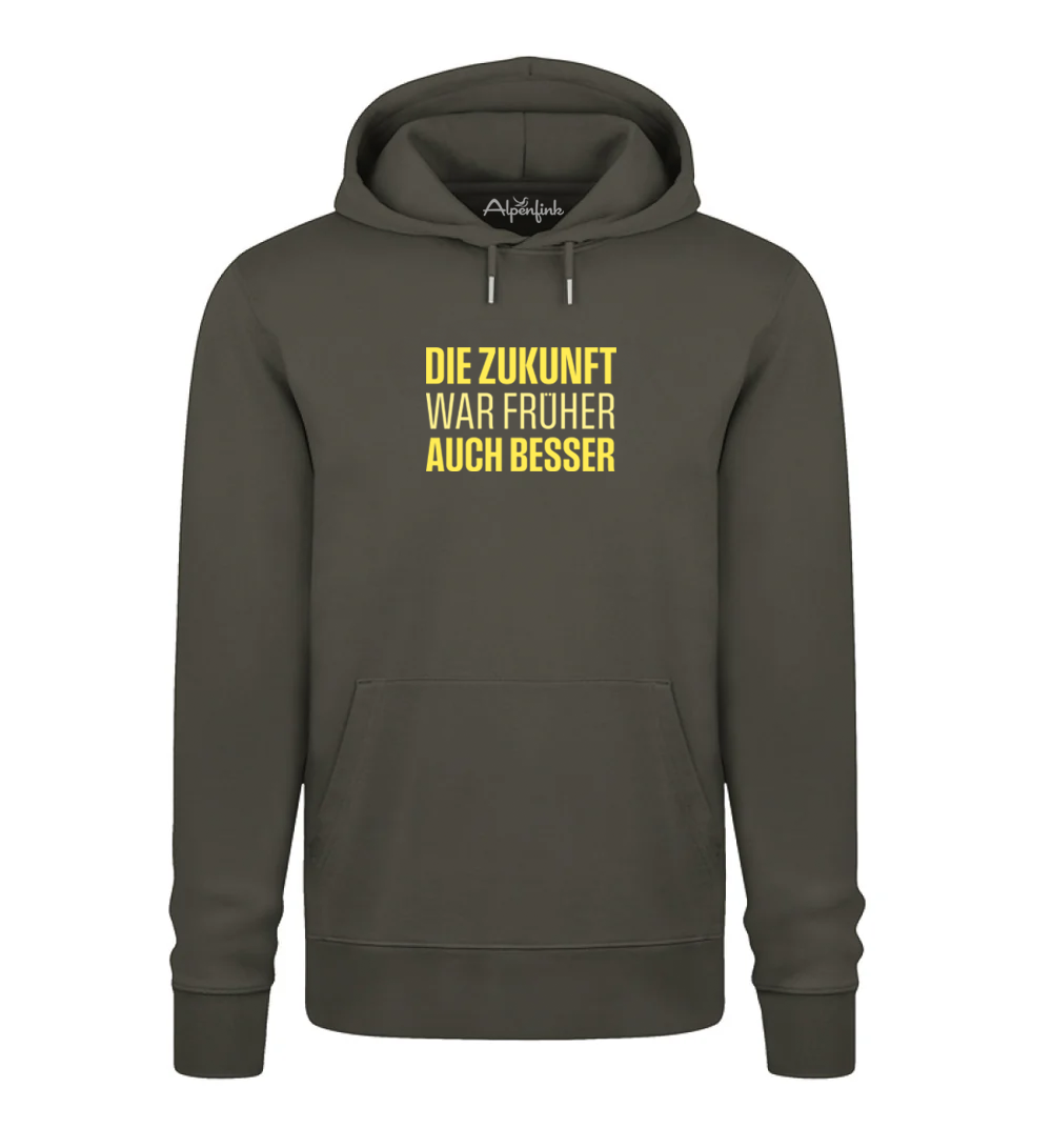 Die Zukunft war früher auch besser – Unisex Organic Hoodie