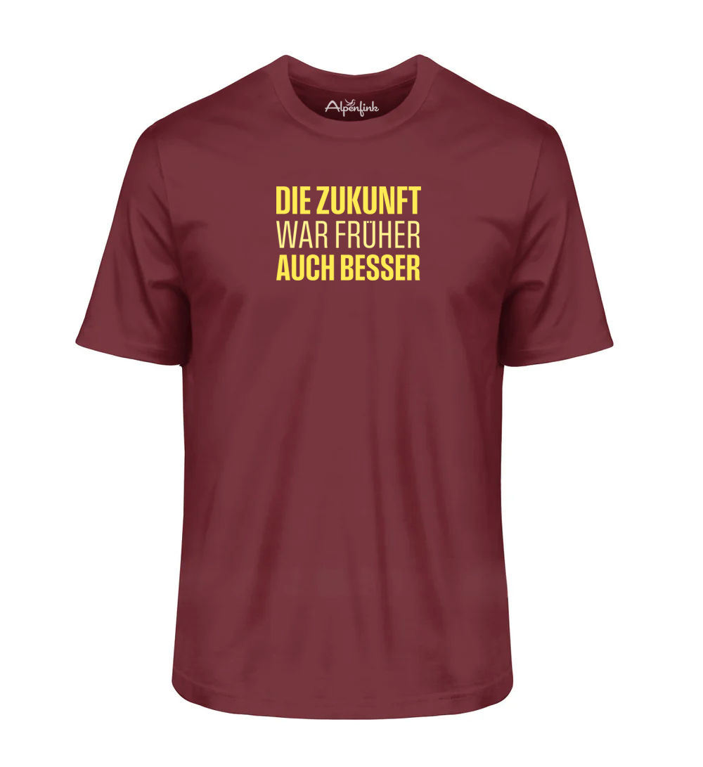 Die Zukunft war früher auch besser – Herren Premium Organic Shirt