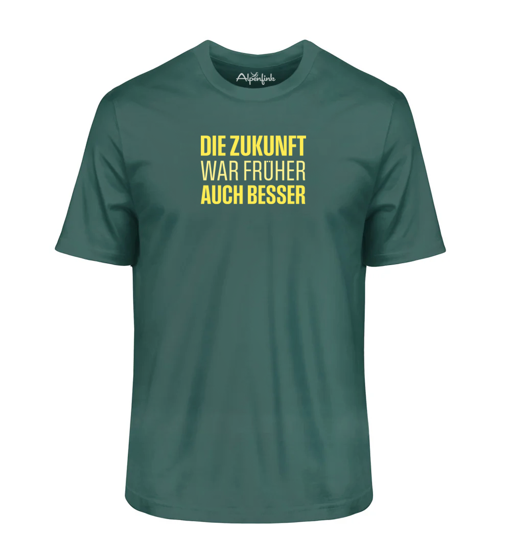 Die Zukunft war früher auch besser – Herren Premium Organic Shirt