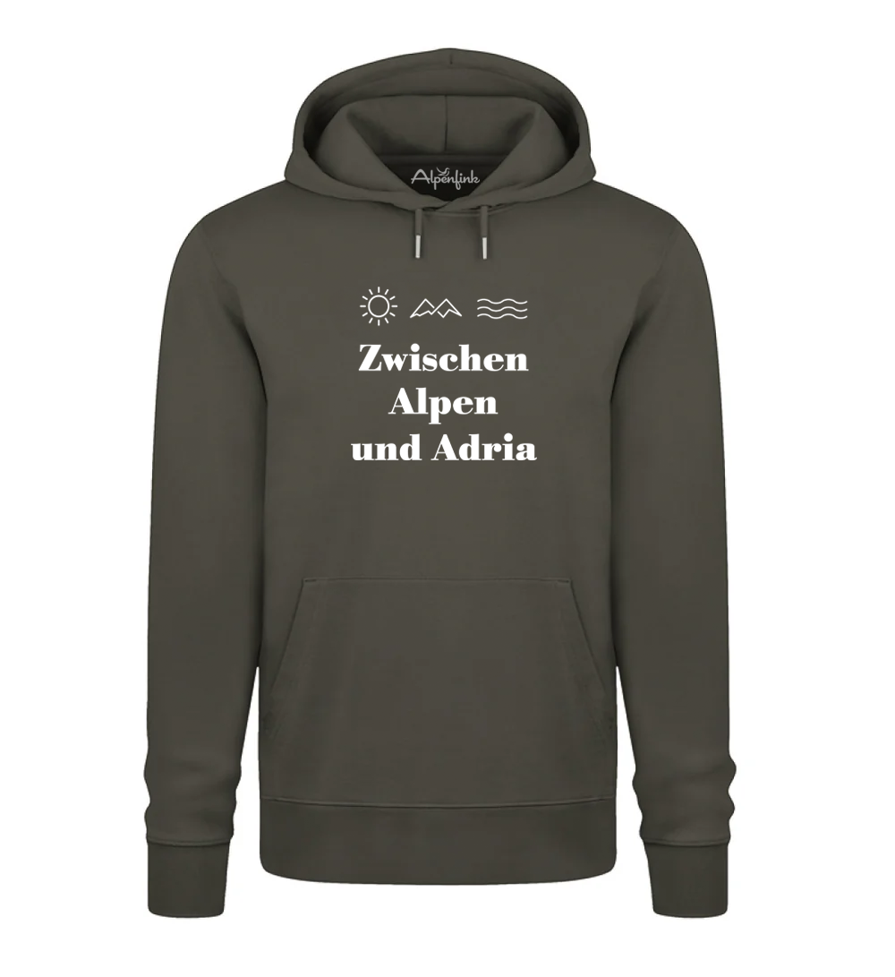 Zwischen Alpen und Adria – Unisex Organic Hoodie
