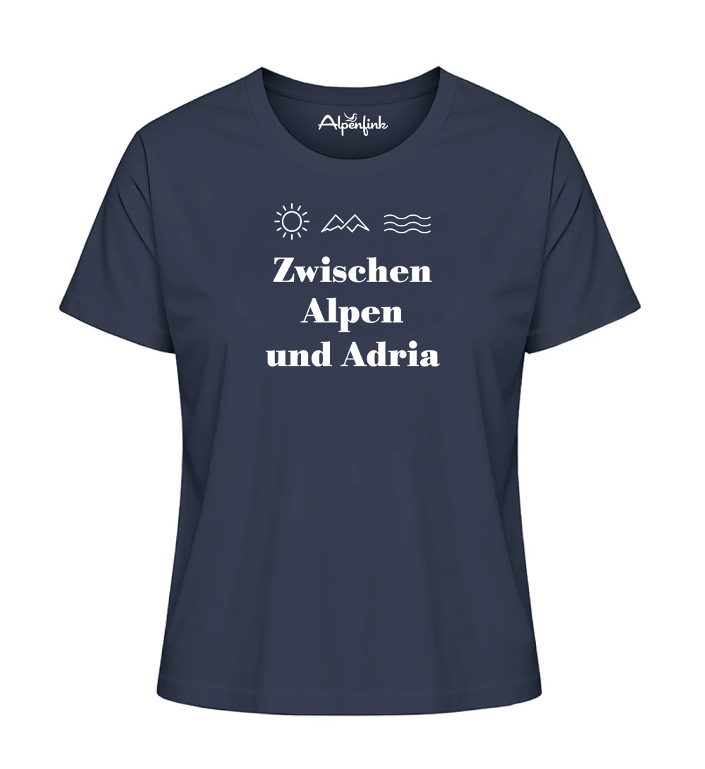 Zwischen Alpen und Adria – Damen Premium Organic T-Shirt