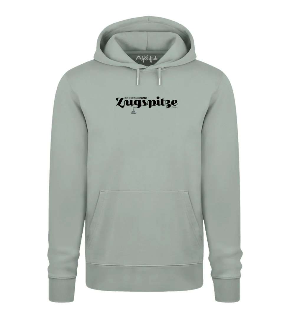 Aloe Herren Bio Hoodie mit Zugspitze Motiv