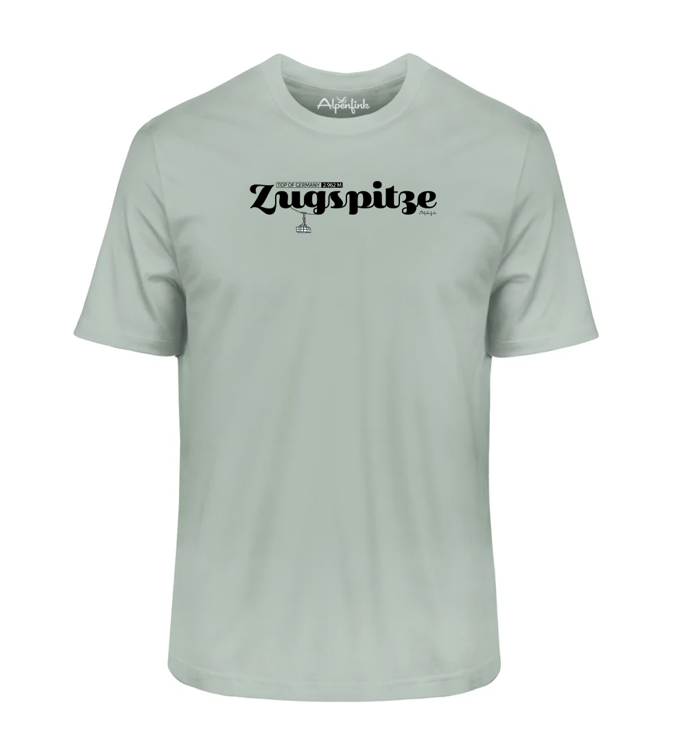 Aloe Herren Bio T-Shirt mit Zugspitze Motiv