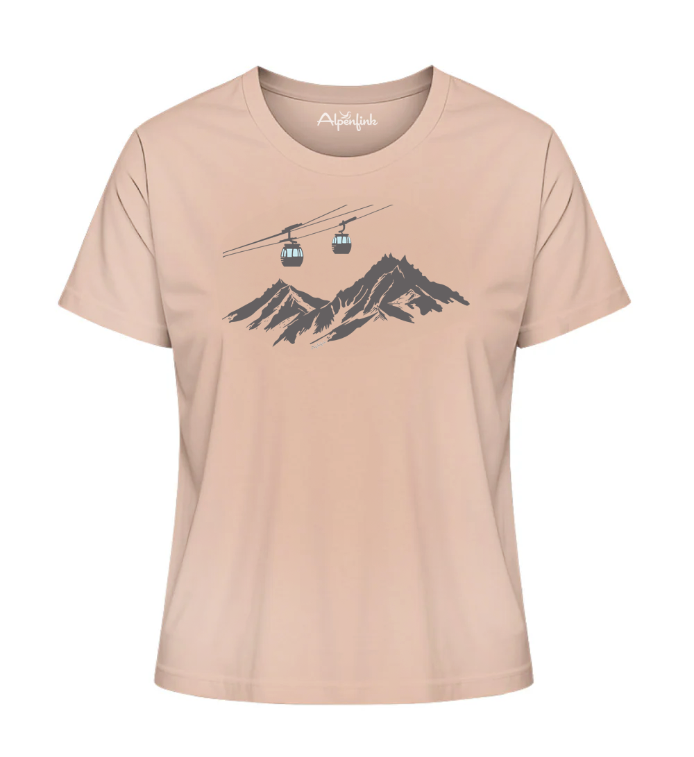 Fraiche Paiche Damen Bio T-Shirt mit 4er Gondel Motiv