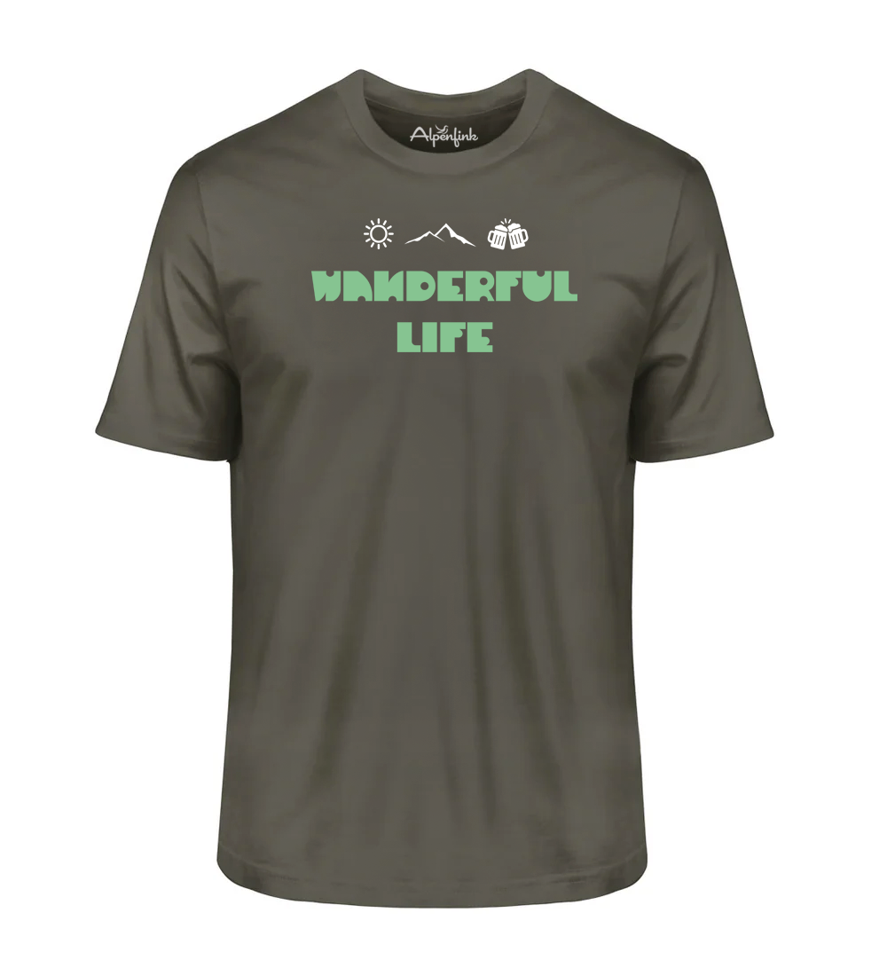 Wanderful Life – Herren Premium Organic Shirt