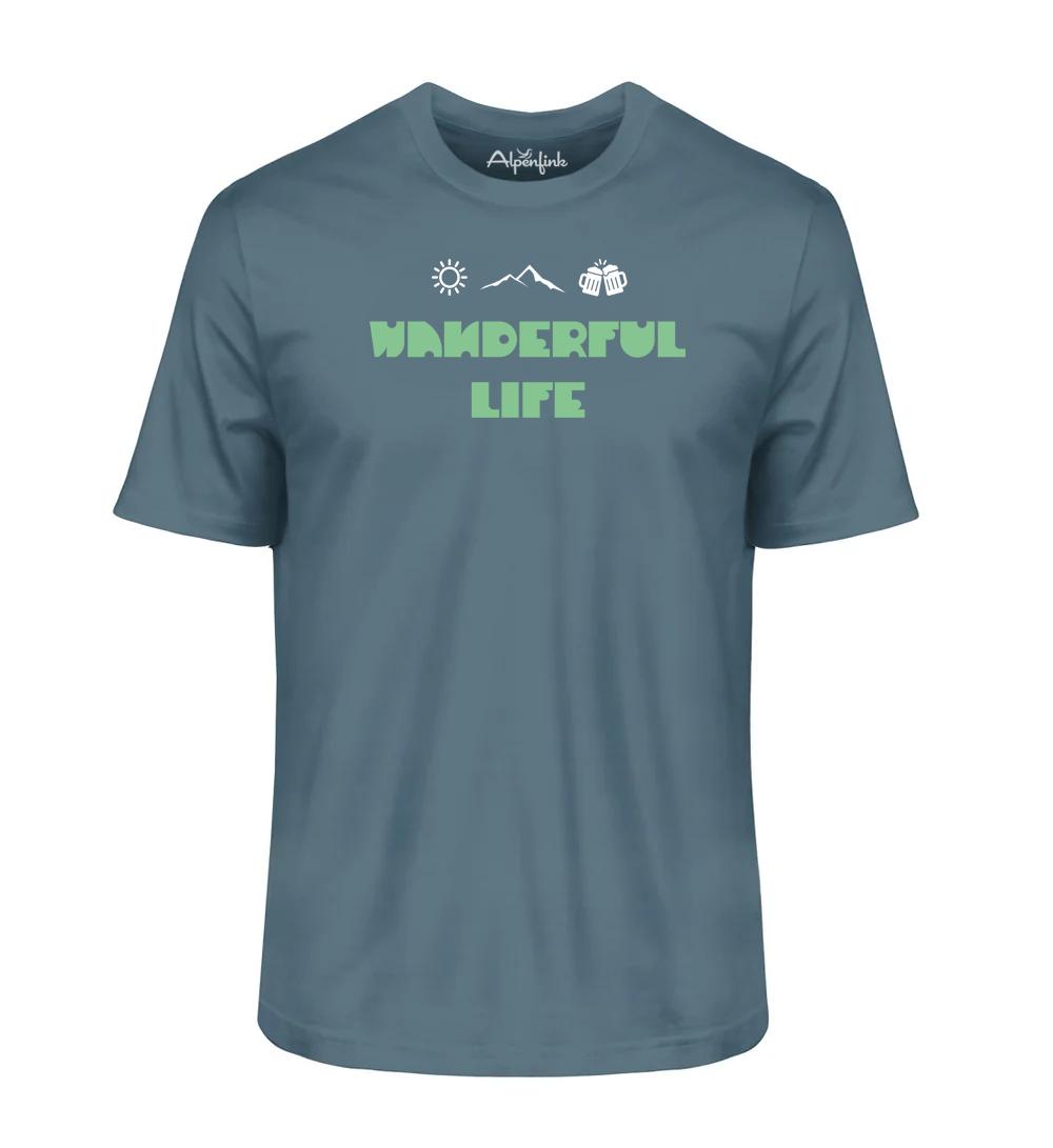 Wanderful Life – Herren Premium Organic Shirt