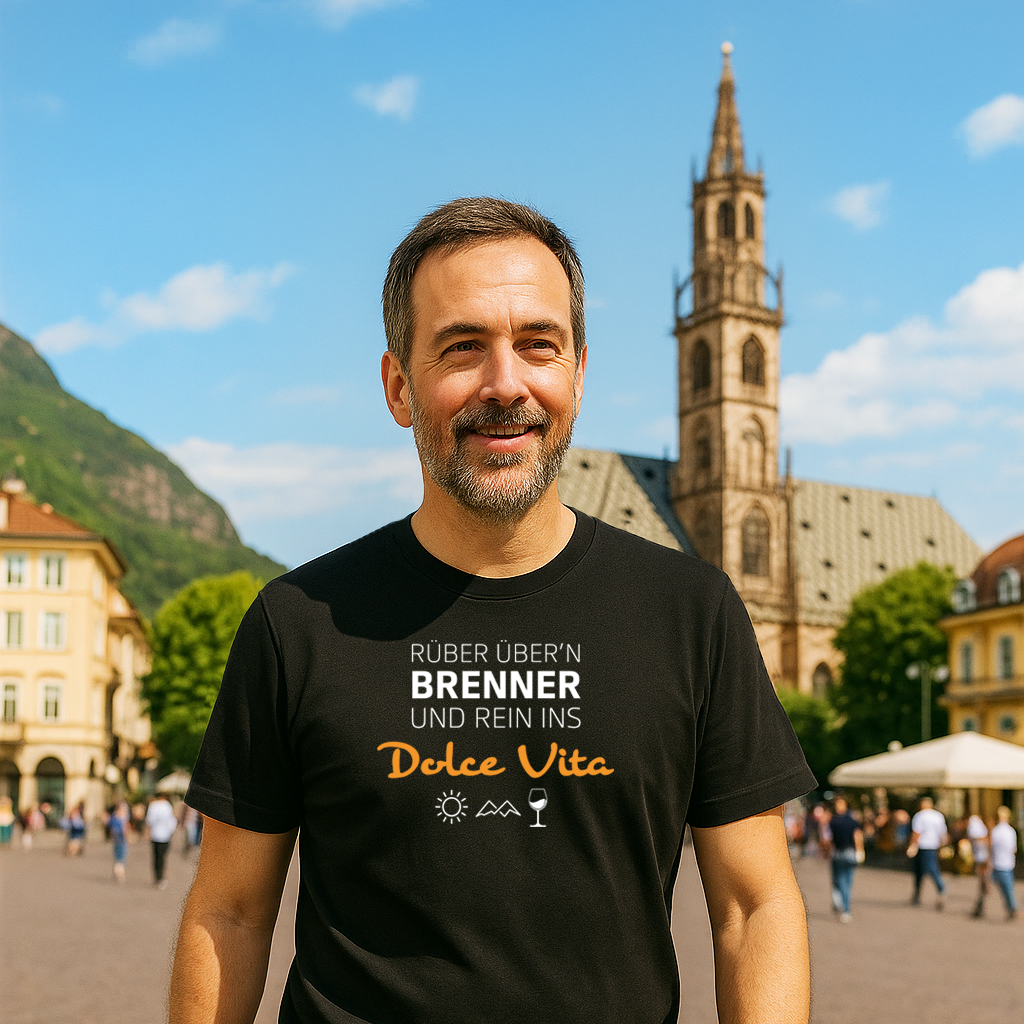 Rein ins Dolce Vita – Unisex Premium Organic Shirt
