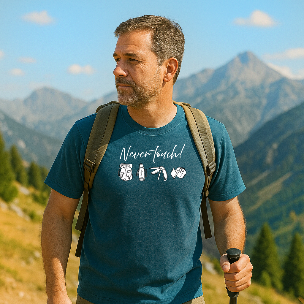 Never Touch! – Herren Premium Organic T-Shirt