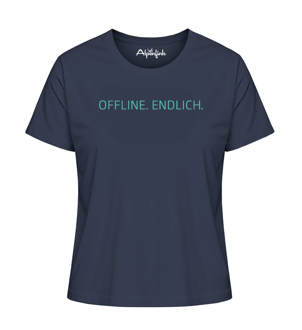 OFFLINE. ENDLICH. – Damen Premium Organic Shirt