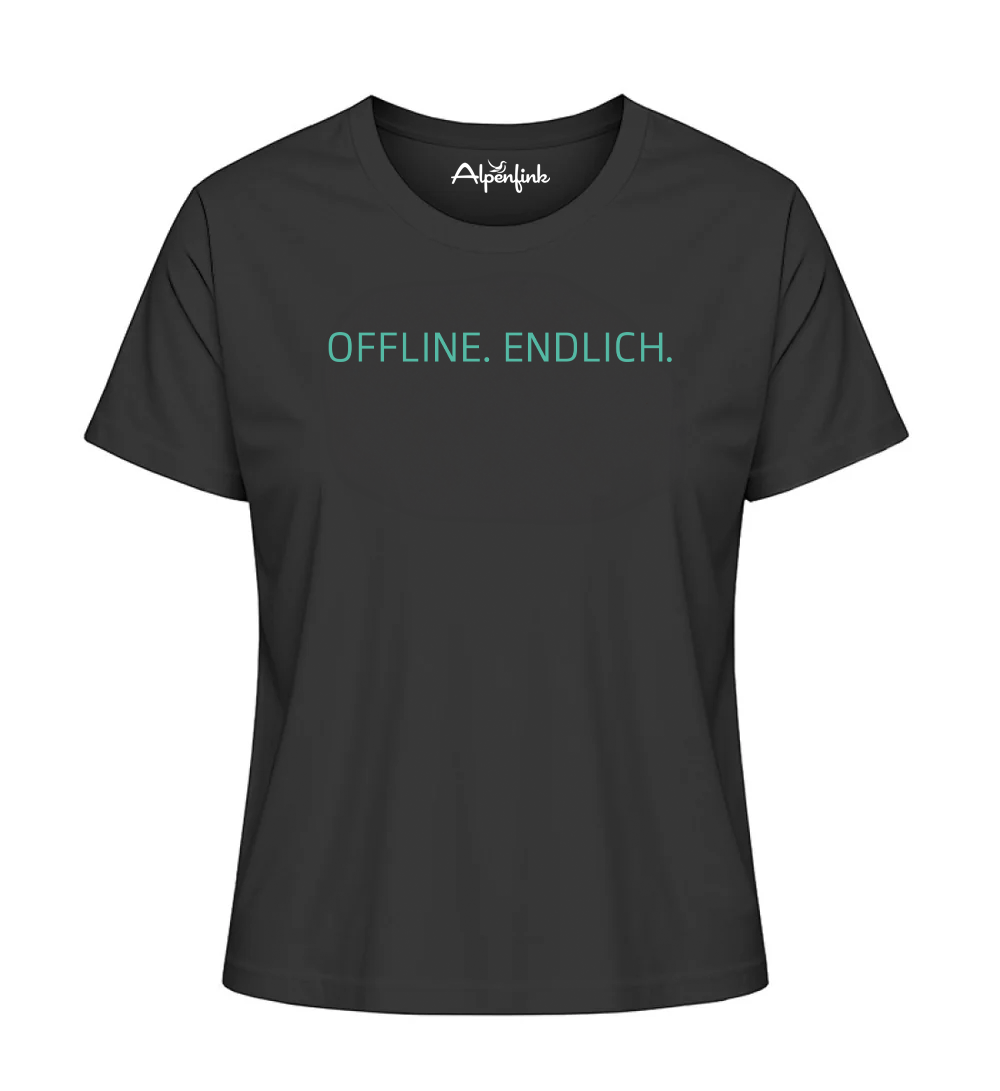 OFFLINE. ENDLICH. – Damen Premium Organic Shirt