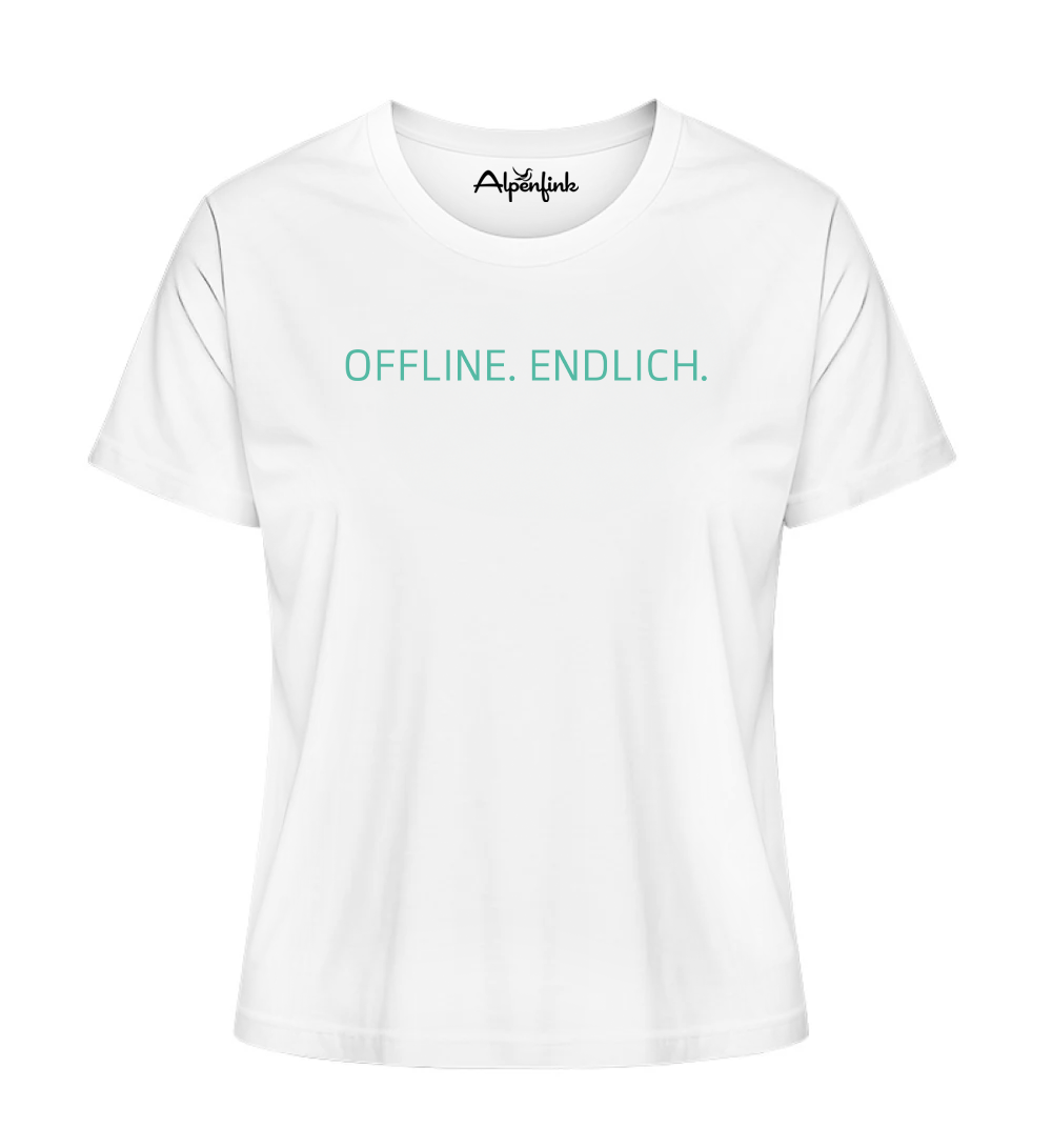 OFFLINE. ENDLICH. – Damen Premium Organic Shirt