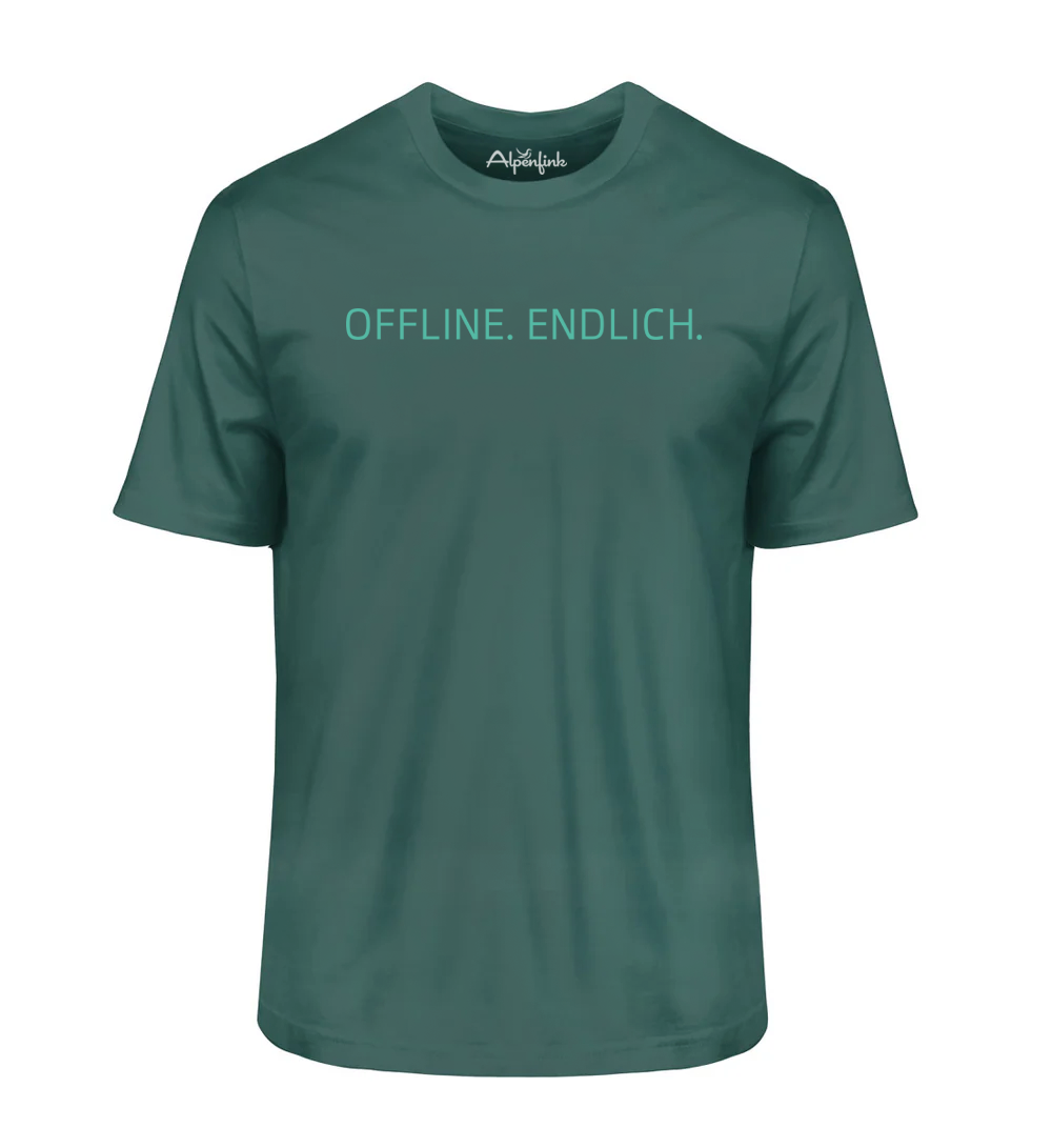 Offline. Endlich. – Herren Premium Organic Shirt