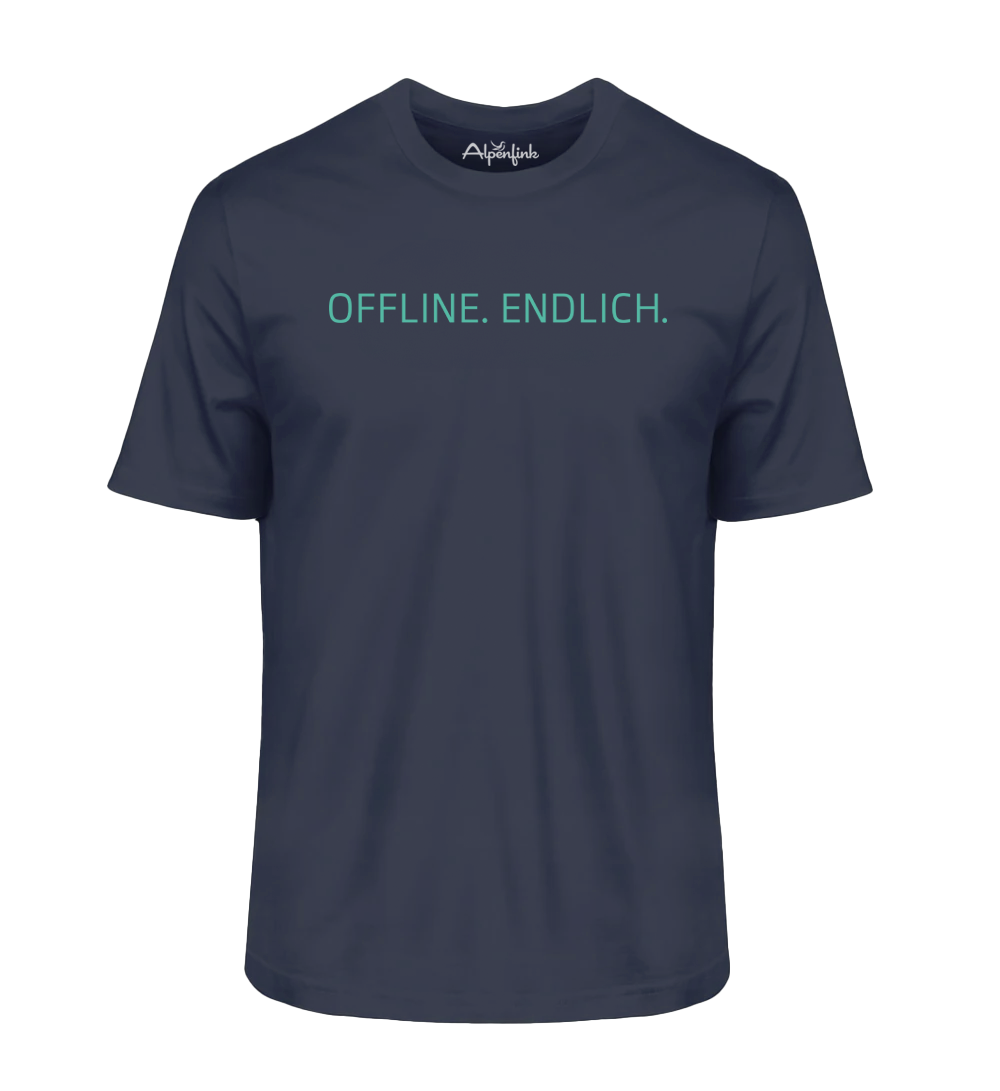 Offline. Endlich. – Herren Premium Organic Shirt