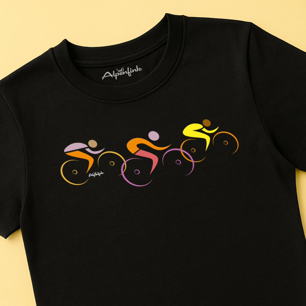 Ride the Alps – Stylisches und angenehm weiches Unisex Bio-T-Shirt