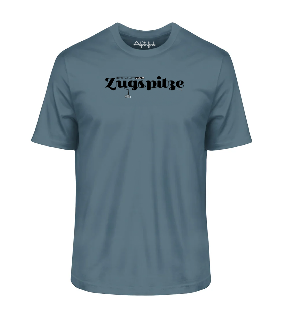 Stargazer Herren Bio T-Shirt mit Zugspitze Motiv