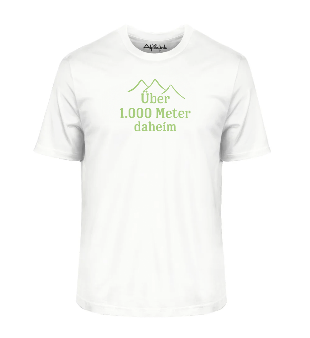 Über 1.000 Meter daheim – Herren Premium Organic Shirt