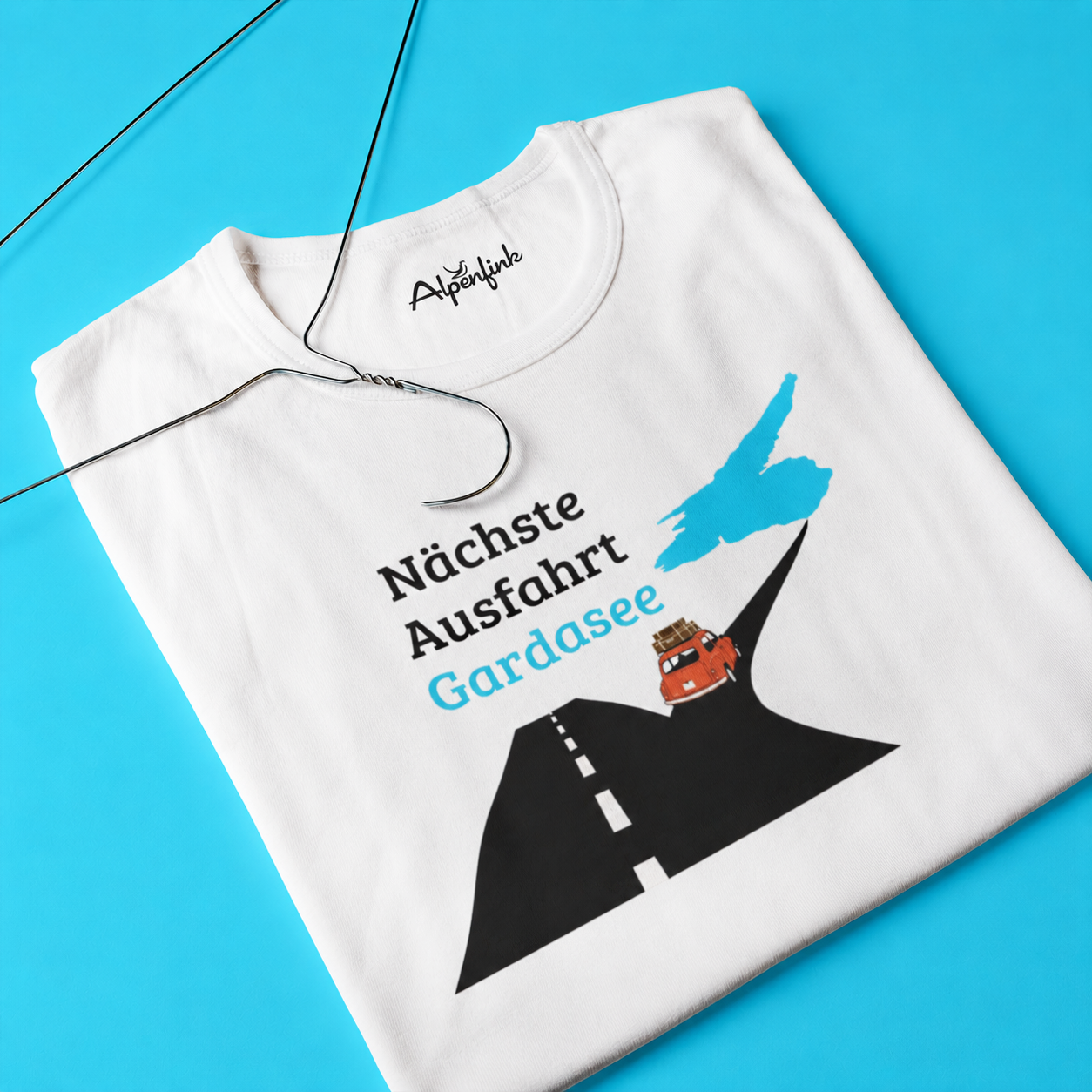 Nächste Ausfahrt Gardasee – Angenehm weiches Unisex Bio-Shirt