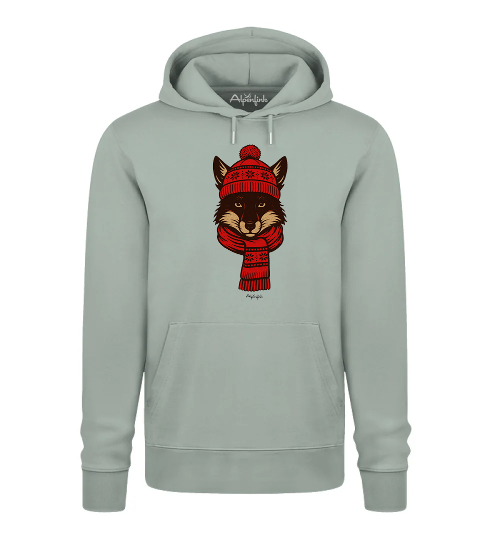 Winterfuchs  - Weicher und angenehmer Unisex Organic Hoodie