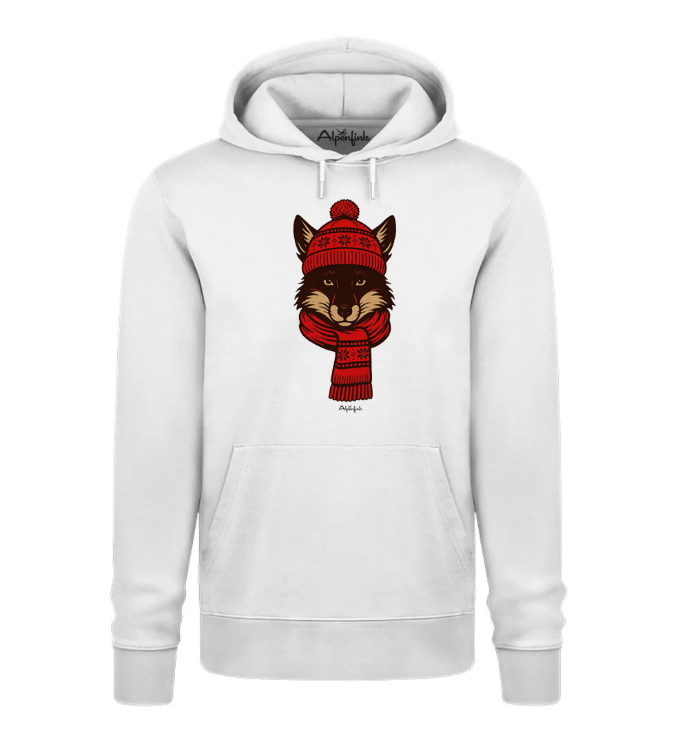 Winterfuchs  - Weicher und angenehmer Unisex Organic Hoodie