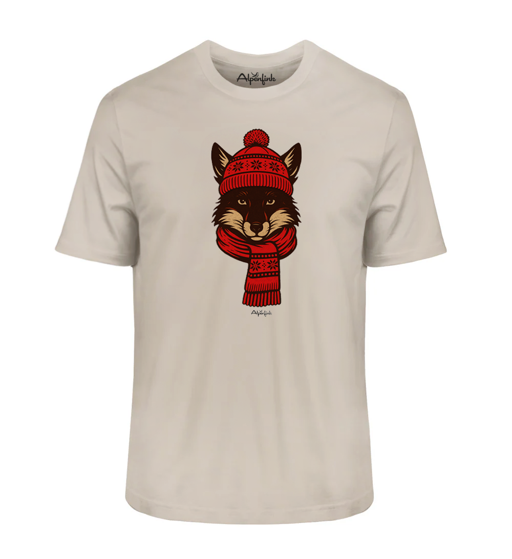 Winterfuchs – Angenehm weiches Unisex Bio-Shirt
