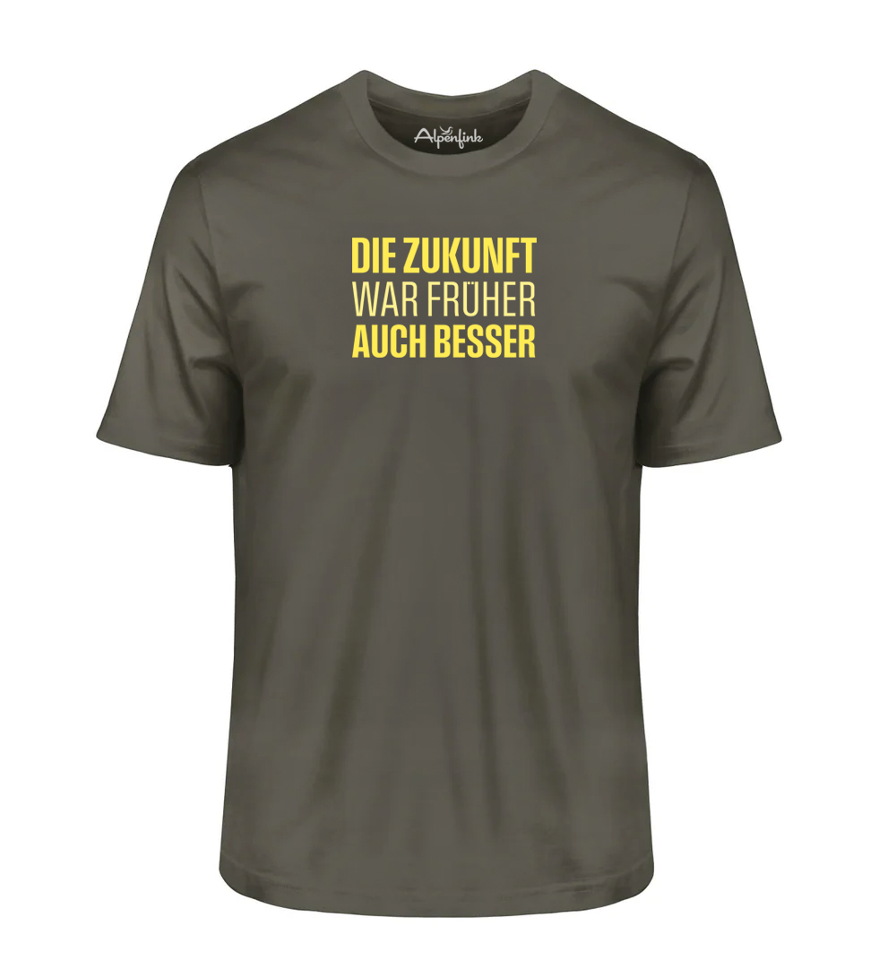 Die Zukunft war früher auch besser – Herren Premium Organic Shirt