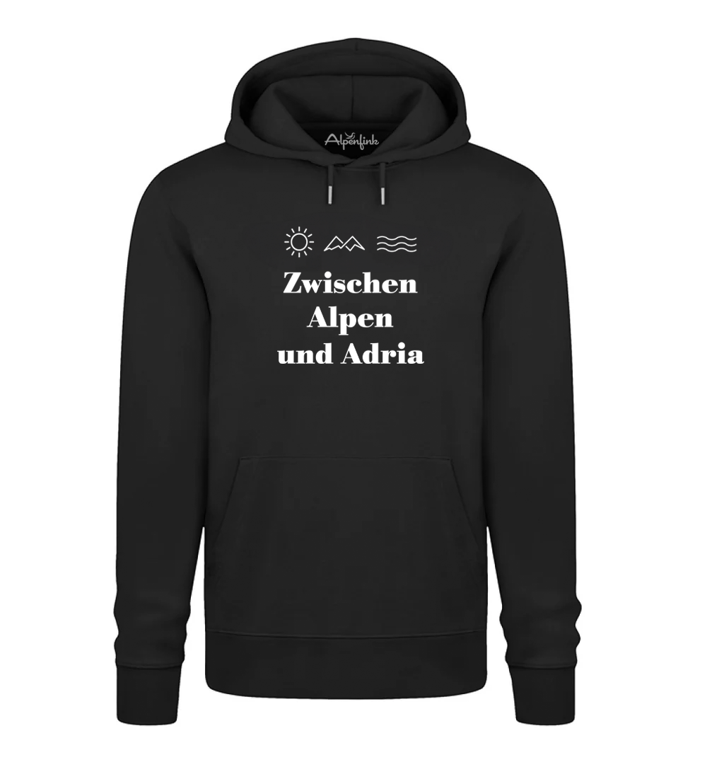 Zwischen Alpen und Adria – Unisex Organic Hoodie