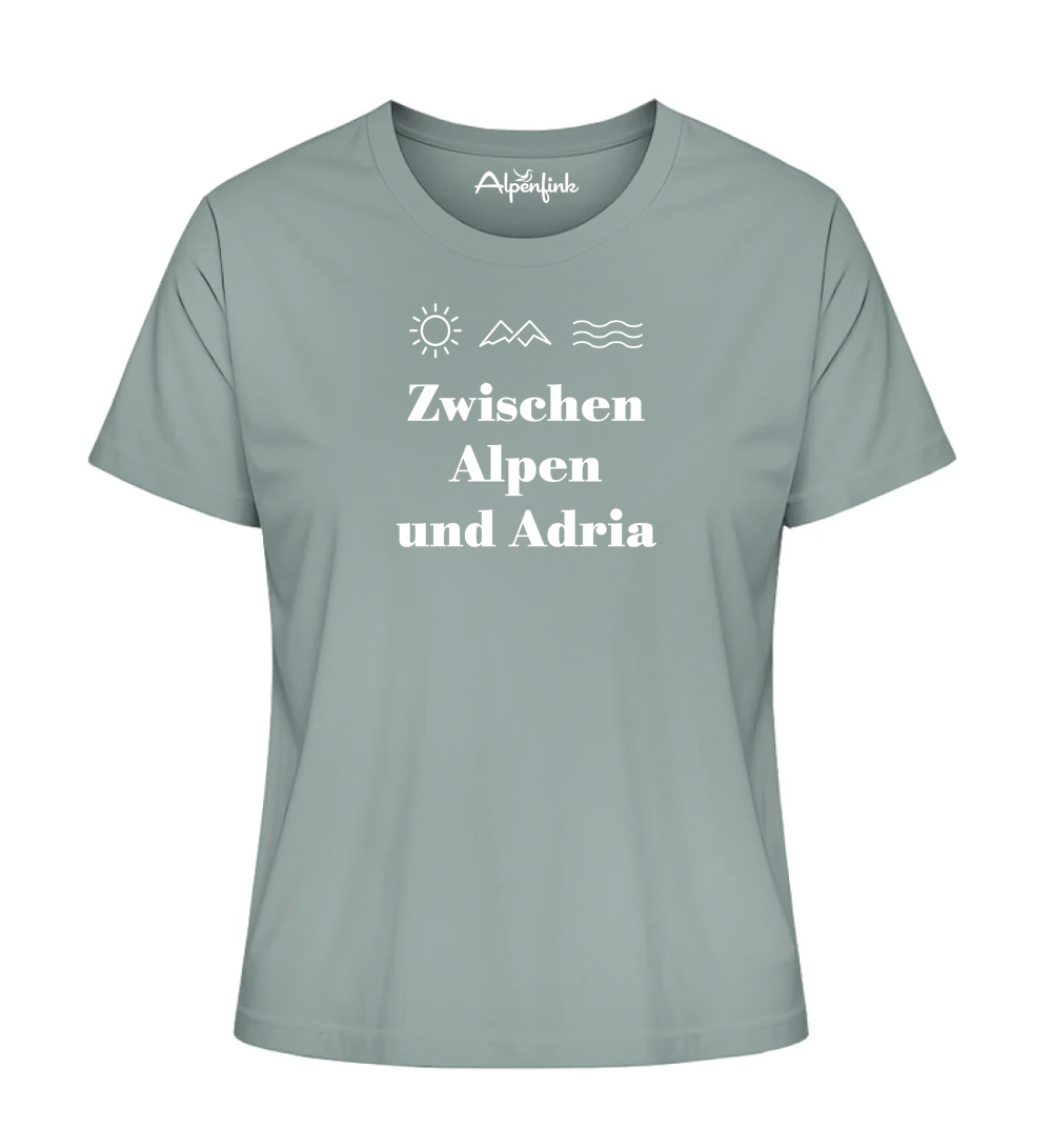 Zwischen Alpen und Adria – Damen Premium Organic T-Shirt