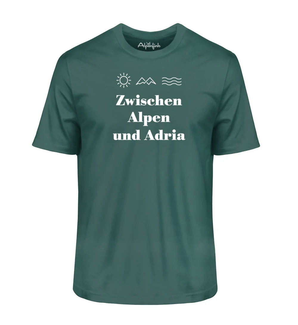 Zwischen Alpen und Adria – Angenehm weiches Unisex Bio-Shirt