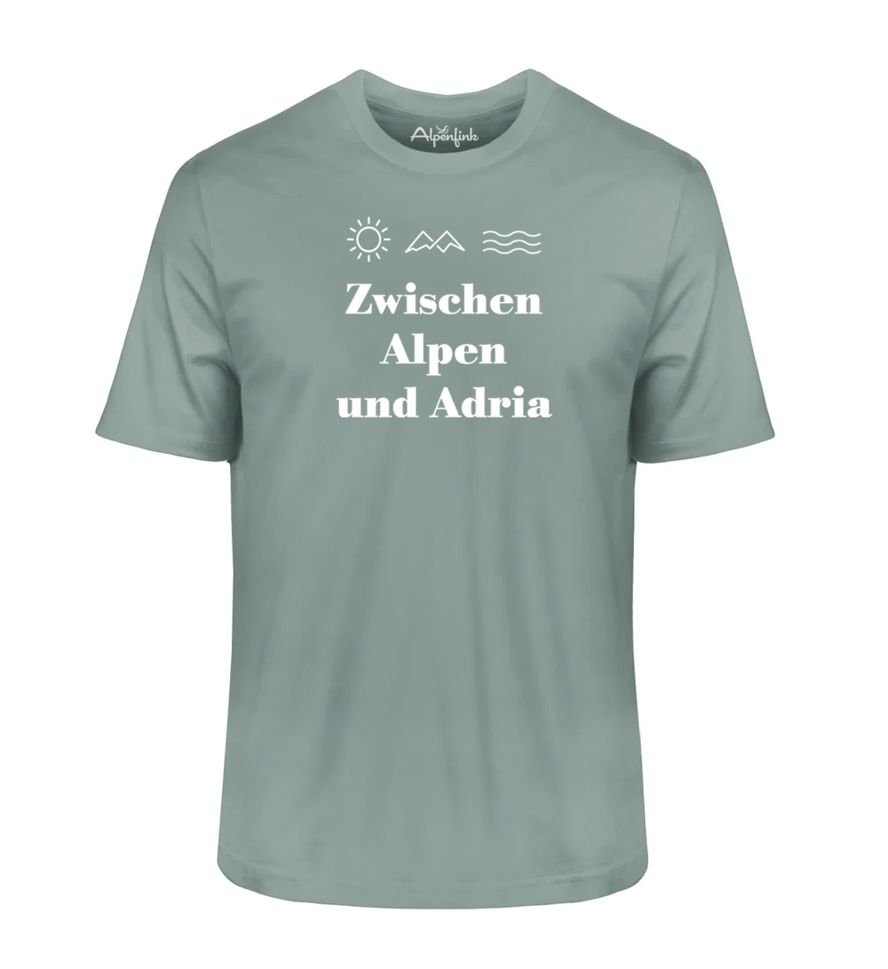 Zwischen Alpen und Adria – Angenehm weiches Unisex Bio-Shirt